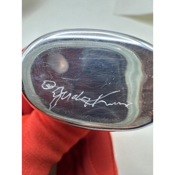 Vintage Sterling Silver Perfume Bottle Red Swirl Acrylic Top Signed Modernist - Picture 6 of 11